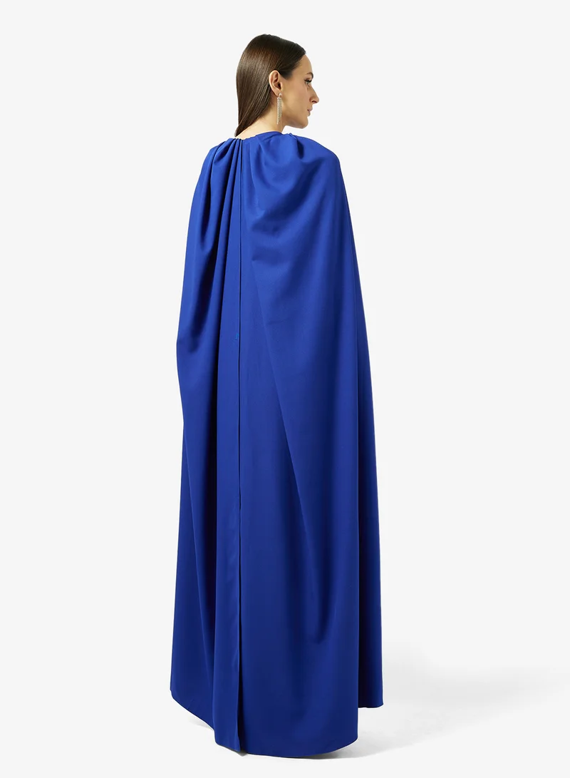 Namshi x  A-line Gown With Cape for Women | Best Price UAE